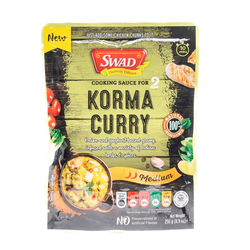 Sos mediu pentru Korma Curry SWAD 250g