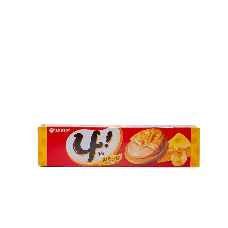 Biscuiți umpluți cu cremă de brânză Na! 77g